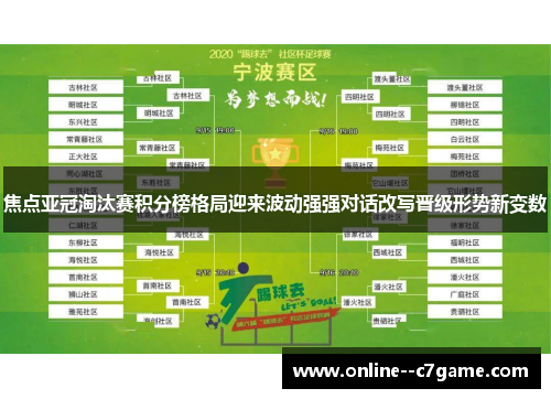 焦点亚冠淘汰赛积分榜格局迎来波动强强对话改写晋级形势新变数 焦点亚冠淘汰赛积分榜格局迎来波动强强对话改写晋级形势新变数